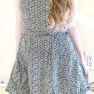 Short Floral Sleeveless Sundress